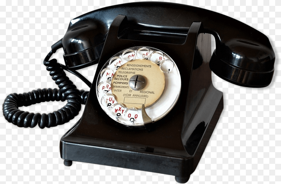Old Phone Ptt Vintage 60 S Bakelite Telephone Ptt, Electronics, Dial Telephone, Car, Transportation Png