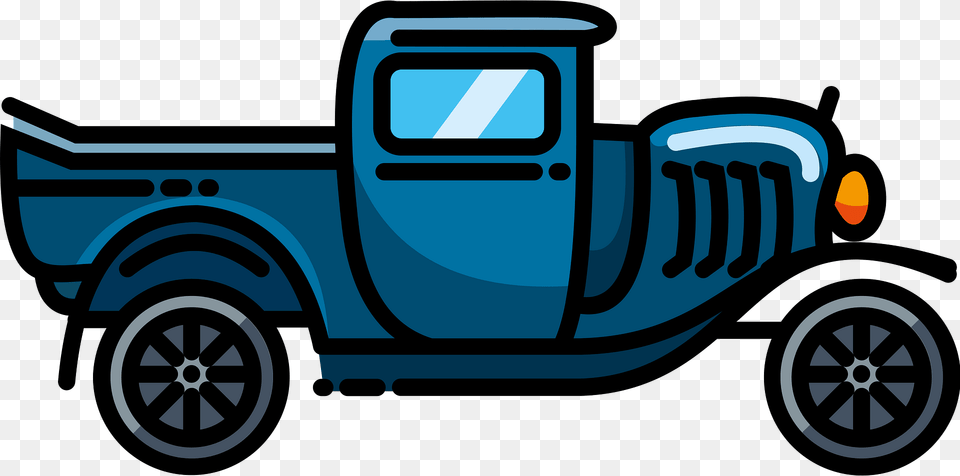 Old Pickup Truck Clipart, Pickup Truck, Transportation, Vehicle, Machine Png Image