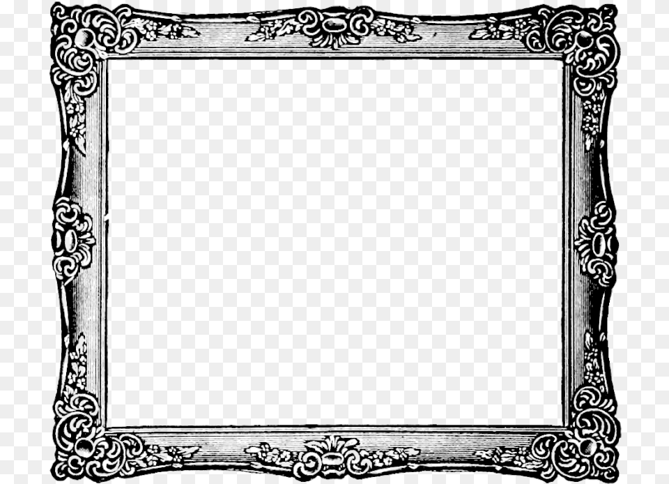 Old Picture Frame Clipart, Blackboard, Mirror Free Png Download