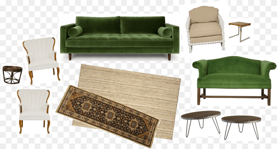 Old Pieces In The Lounge Represents The Role Of A Modern Green Velvet Tufted Sofa Upholstered Article Sven, Chair, Couch, Furniture, Home Decor Free Transparent Png