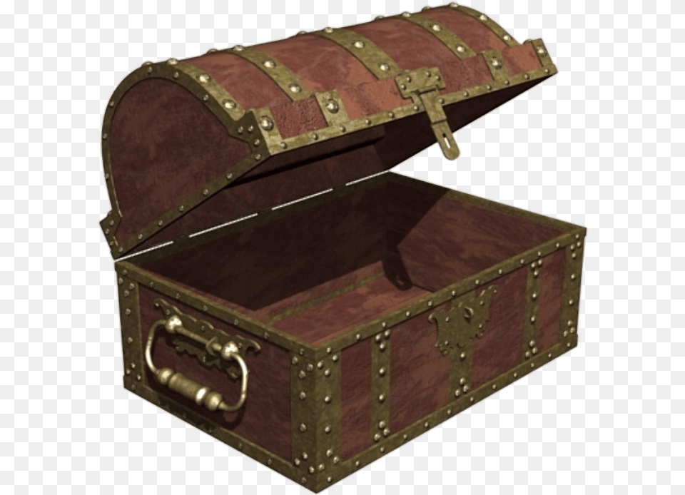 Old Pirate Treasure Chest, Box Png Image