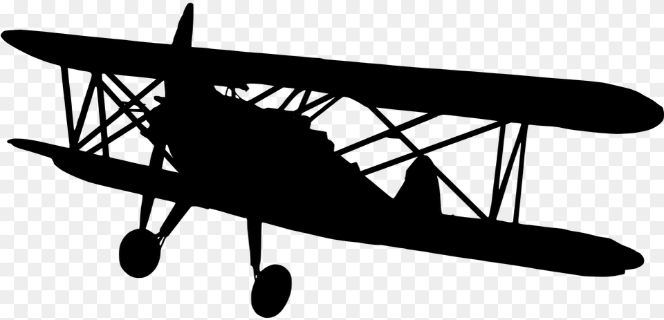 Old Plane, Gray Free Png