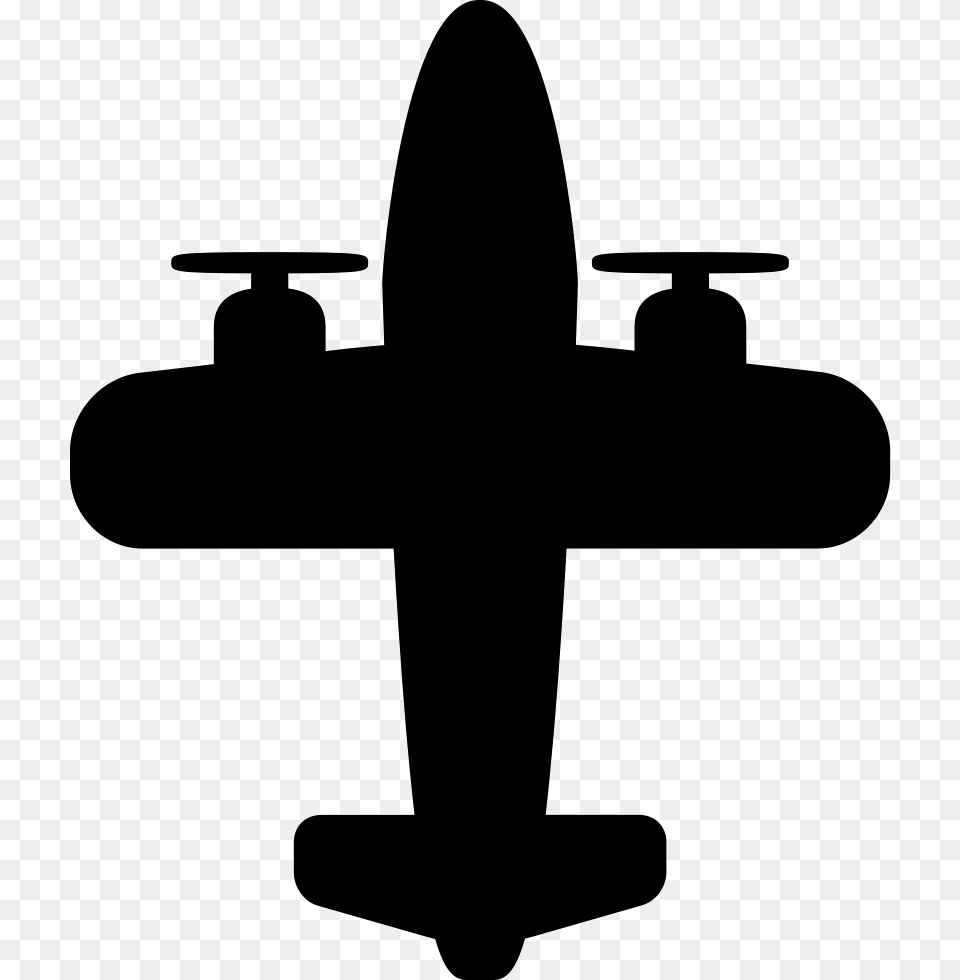 Old Plane With Two Helix Helice De Avion, Silhouette, Animal, Bird, Flying Png