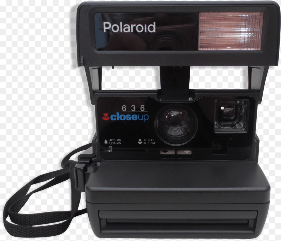 Old Polaroid Camera, Digital Camera, Electronics, Accessories, Strap Png Image