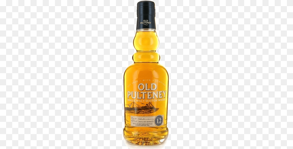Old Pulteney 12 Year Single Malt Scotch Whisky Gliss Thermo Protect, Alcohol, Beverage, Liquor, Bottle Free Png