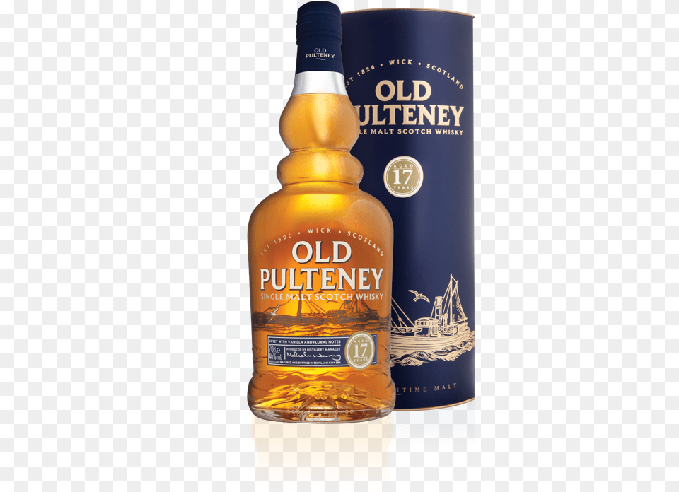Old Pulteney 17 Years Old, Alcohol, Beverage, Liquor, Whisky Free Png Download