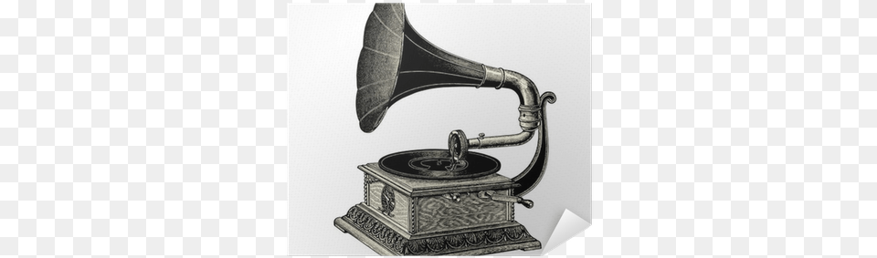 Old Record Player Logo, Smoke Pipe Png