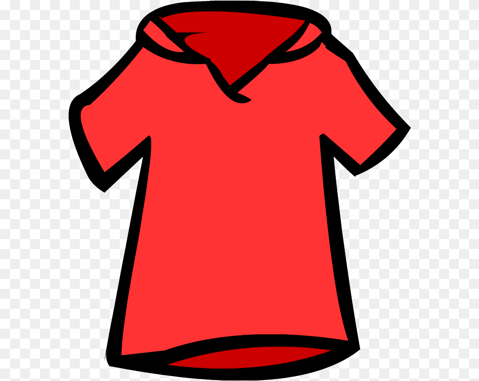Old Red Polo Shirt Polo Shirt, Clothing, T-shirt, Hood Png Image