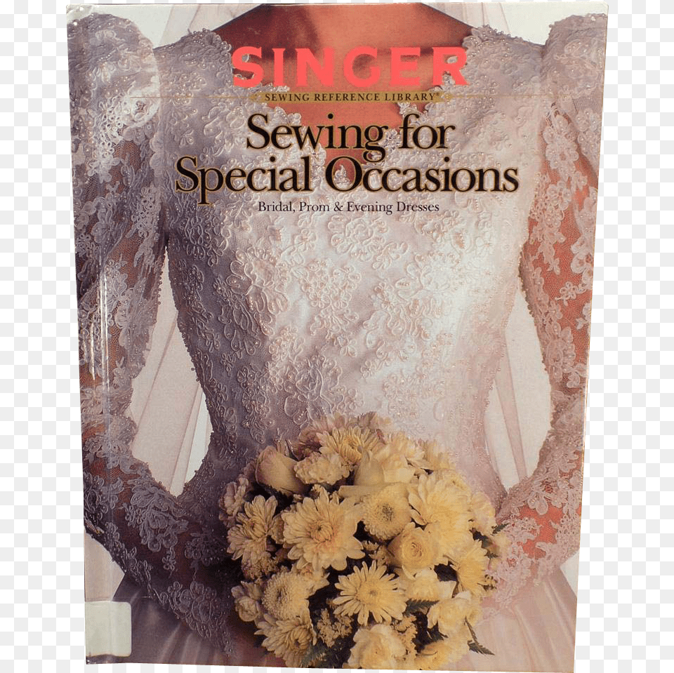 Old Reference Book Sewing For Special Occasions Bridal Prom Amp Evening, Flower Bouquet, Flower Arrangement, Flower, Gown Free Png