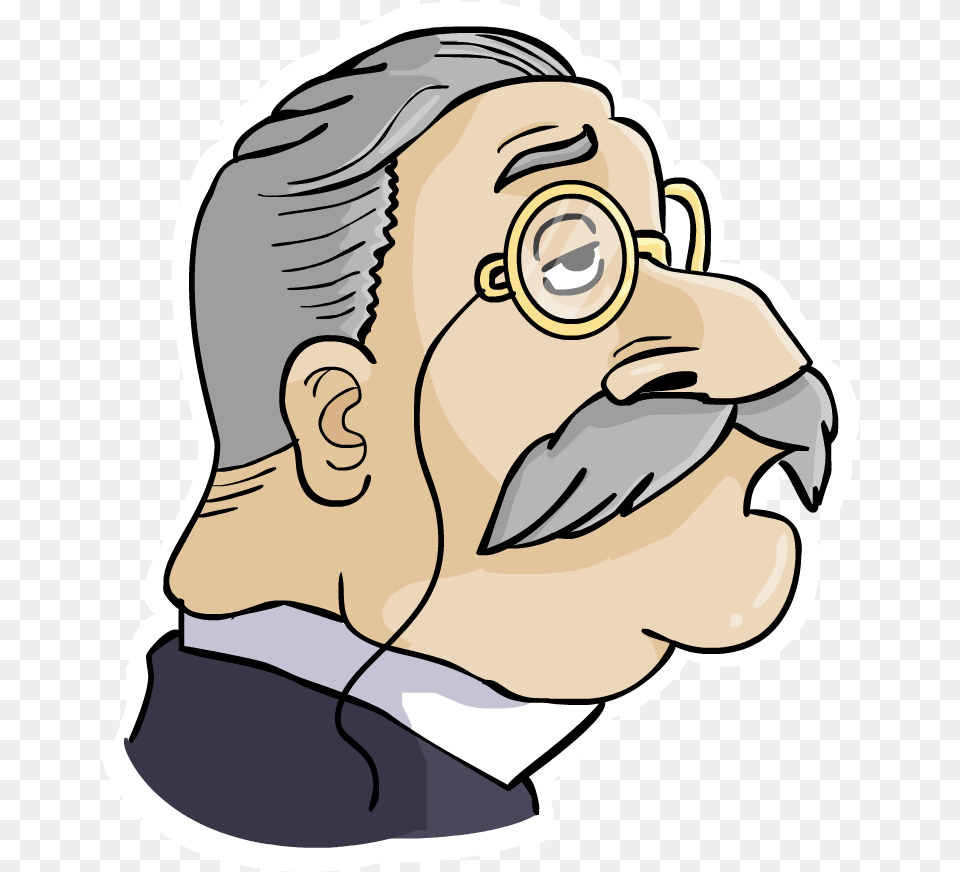 Old Rich Guy Old Rich Guy Cartoon, Baby, Person, Head, Face Png Image