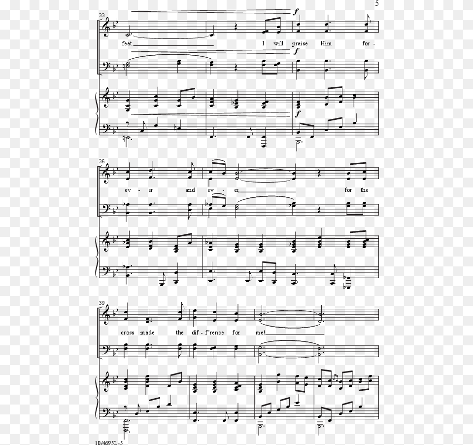 Old Rugged Cross Made The Difference Sheet Music Hd Sheet Music, Architecture, Building Png Image