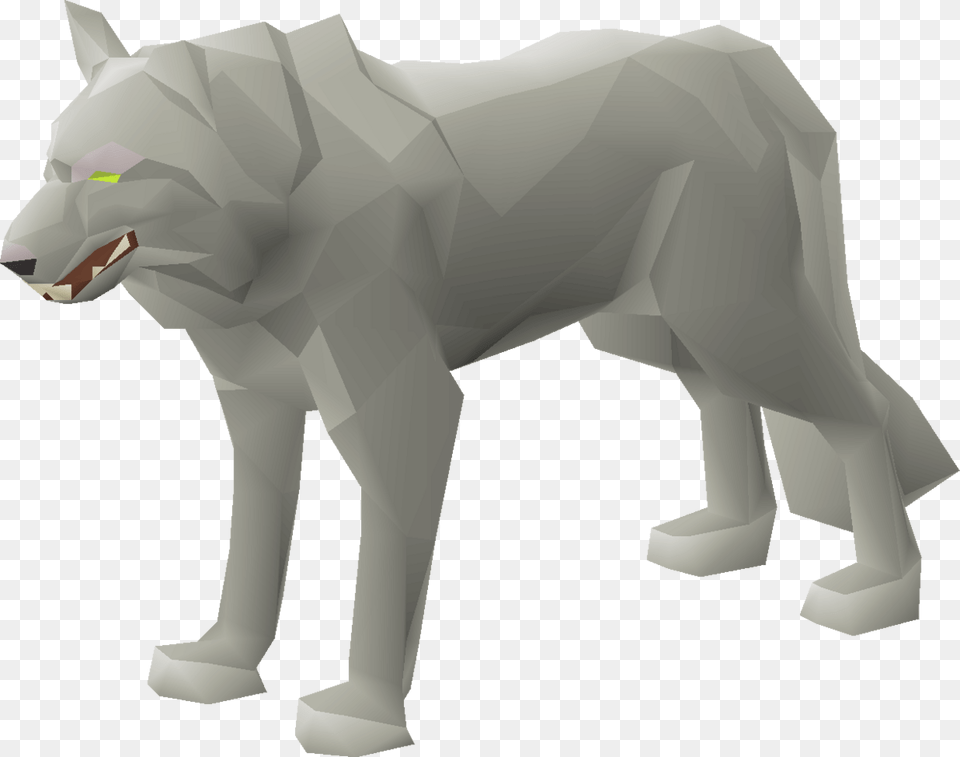 Old Runescape Wolf, Animal, Mammal, Person, Canine Free Png