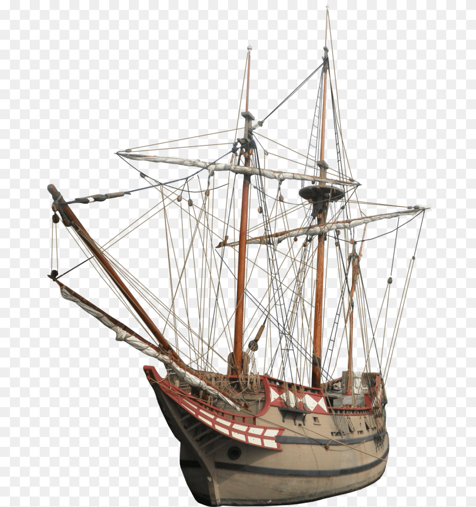 Old Sailing Ship, Boat, Sailboat, Transportation, Vehicle Free Transparent Png