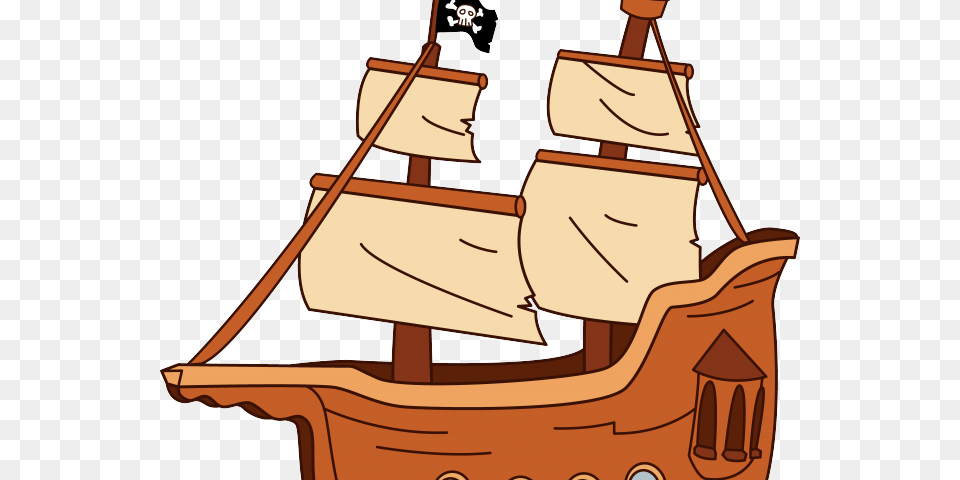 Old Sailing Ships Clipart Pirate Ship Pirate Ship Clipart Boat, Sailboat, Transportation, Vehicle Free Transparent Png