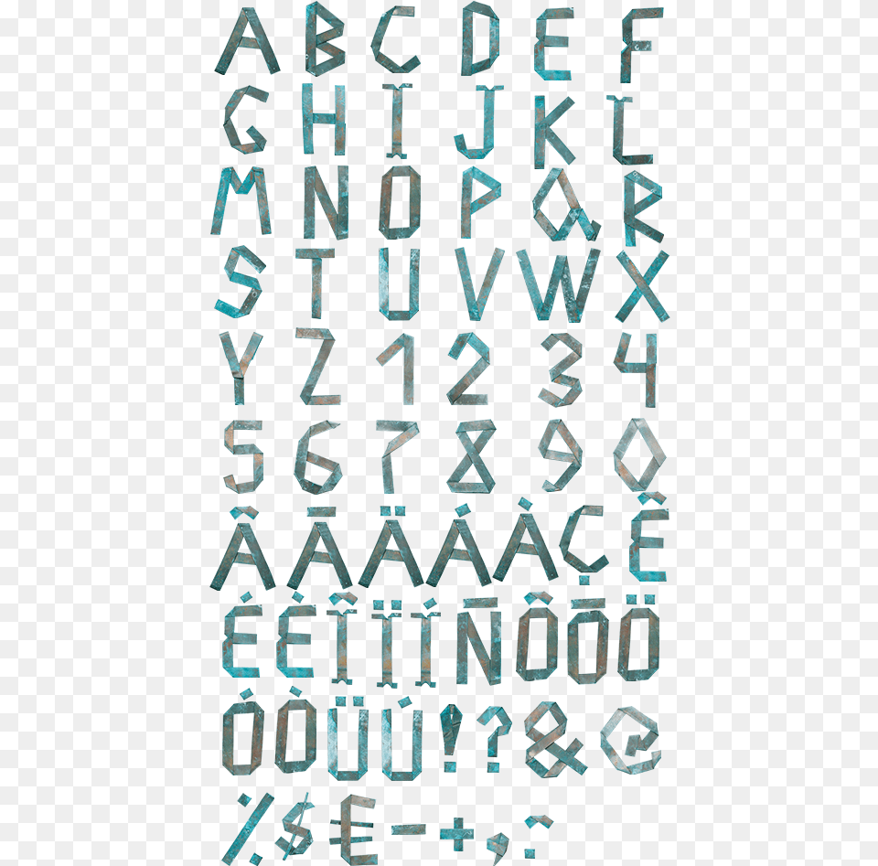Old School Alphabet Letters, Text Free Transparent Png