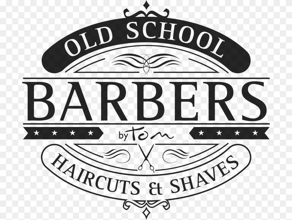 Old School Barber Shop Logo Barber Shop Old School, Architecture, Building, Factory, Emblem Free Transparent Png