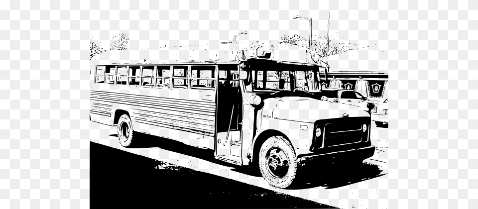 Old School Bus Svg Clip Arts 600 X 420 Px, Transportation, Vehicle, Machine, Wheel Png Image