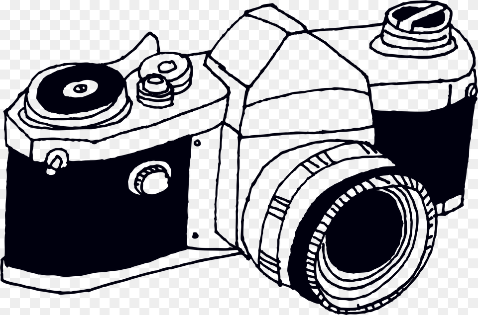 Old School Camera Illustration, Digital Camera, Electronics Free Png
