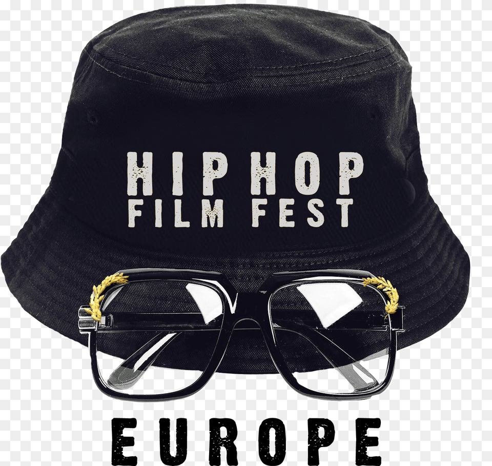 Old School Hip Hop Bucket Hat, Accessories, Cap, Clothing, Glasses Png Image