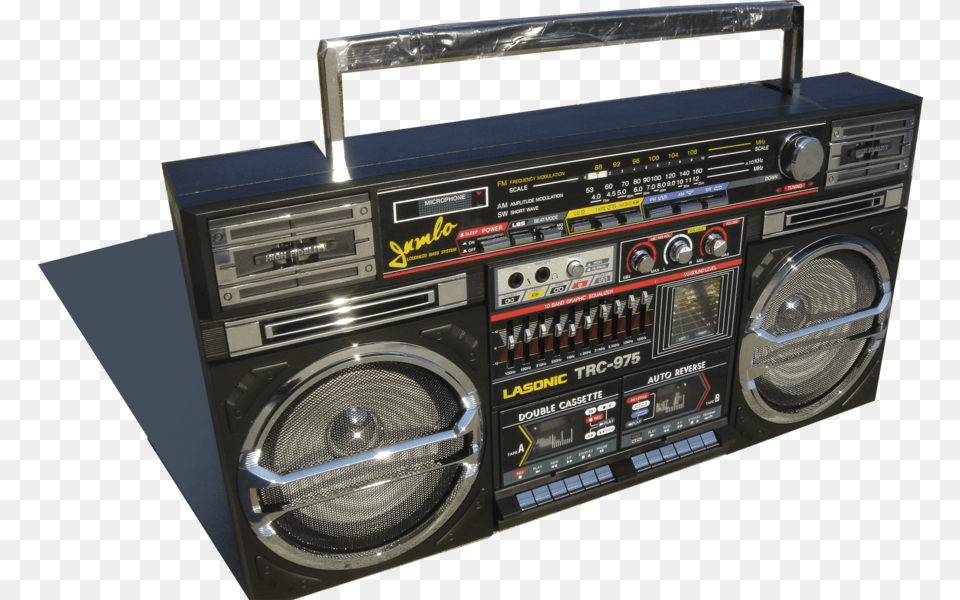 Old School Radio Box, Electronics, Speaker, Cassette Player Free Png Download