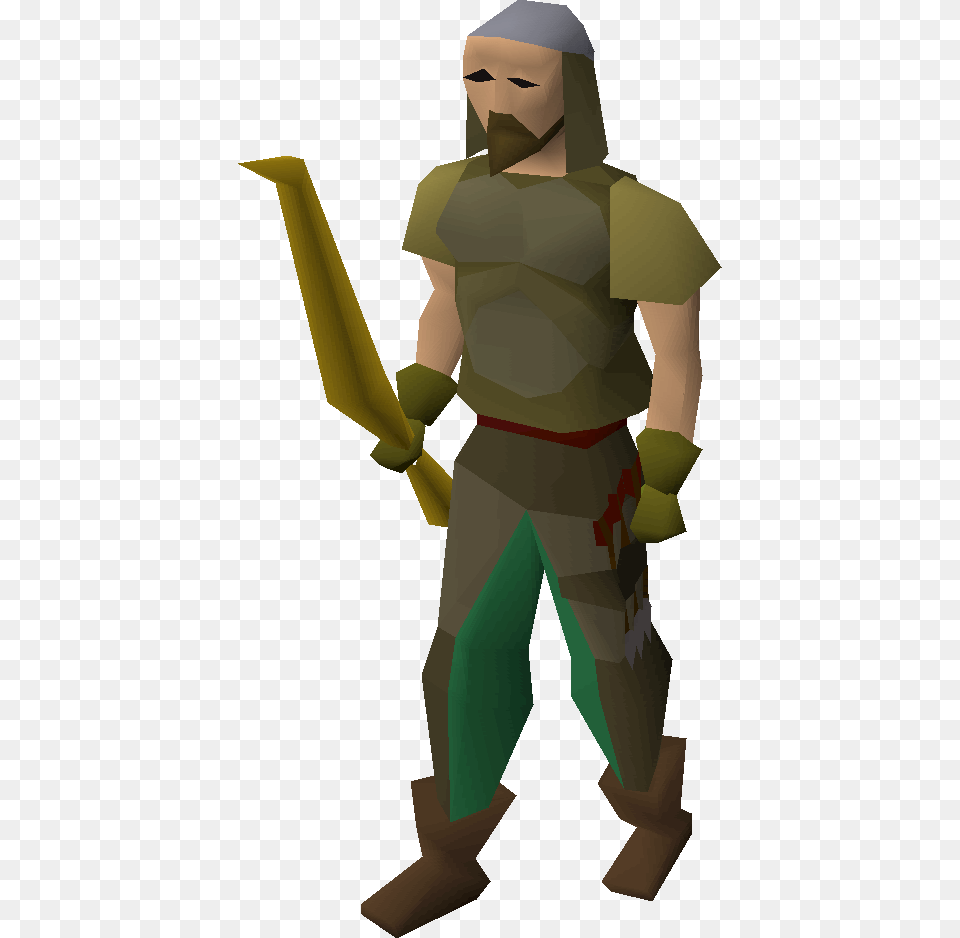 Old School Runescape Archer, Person, Armor, Elf, Face Png Image