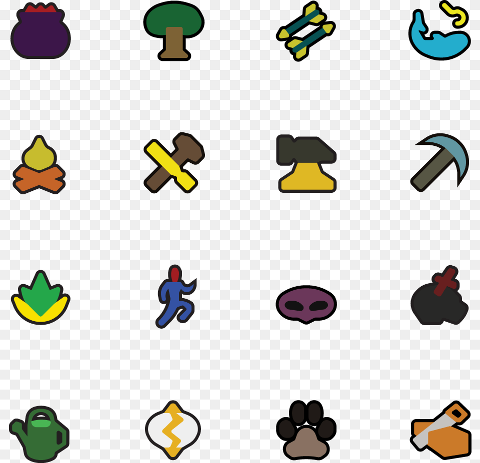 Old School Runescape Skill Icons, Person Free Png Download