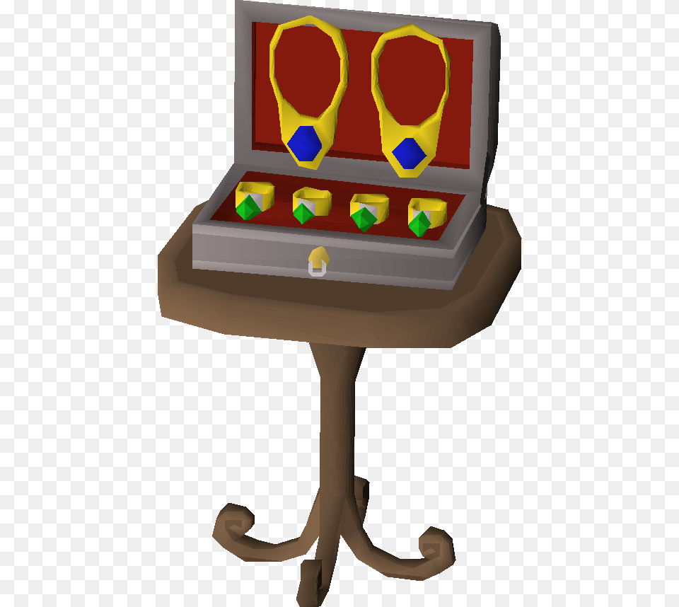 Old School Runescape Wiki Box Of Jewelry Cartoon, Table, Furniture, Pc, Computer Free Png Download