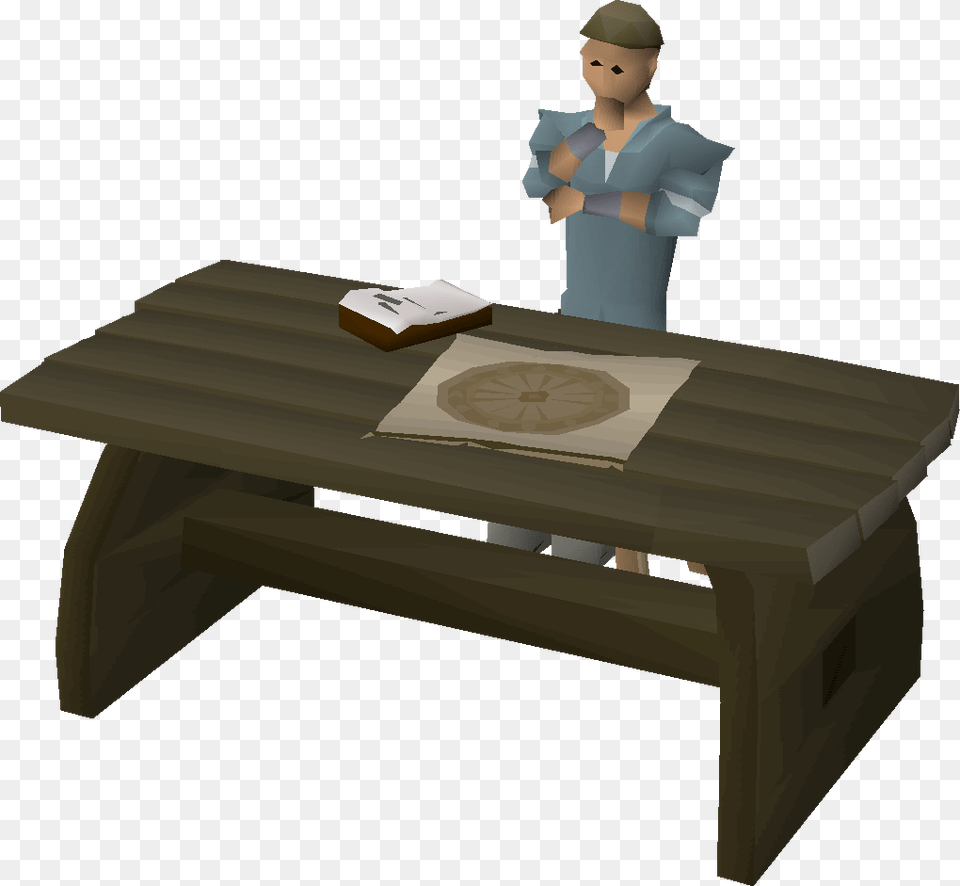 Old School Runescape Wiki Coffee Table, Coffee Table, Furniture, Adult, Female Free Png Download