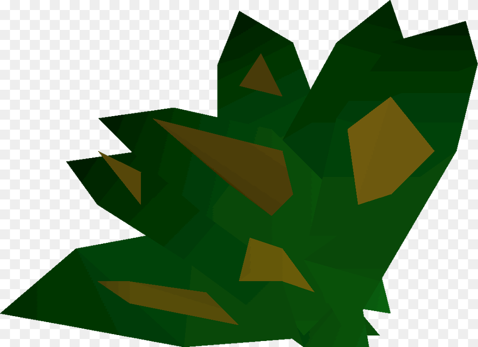 Old School Runescape Wiki Guam Leaf Osrs, Green, Plant, Art, Mineral Free Png Download