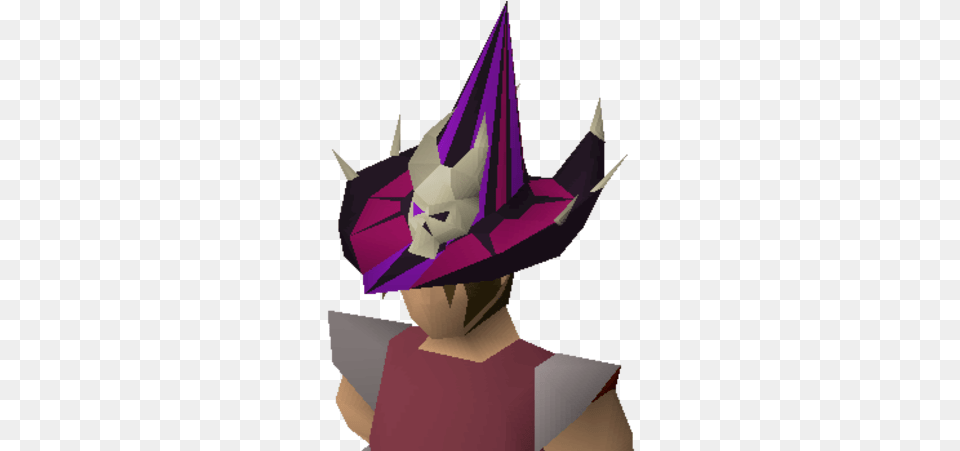 Old School Runescape Wiki Origami, Clothing, Hat, Adult, Female Free Png Download