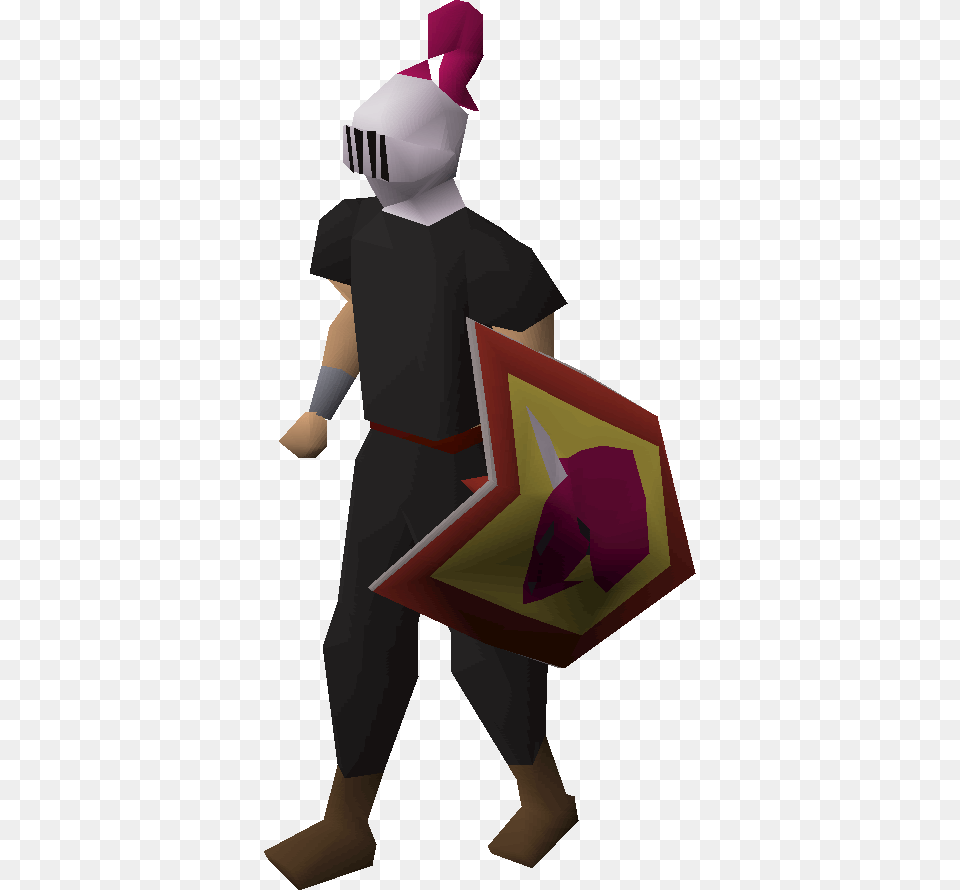 Old School Runescape Wiki Osrs Skull Shield, Person, Armor, People Free Png