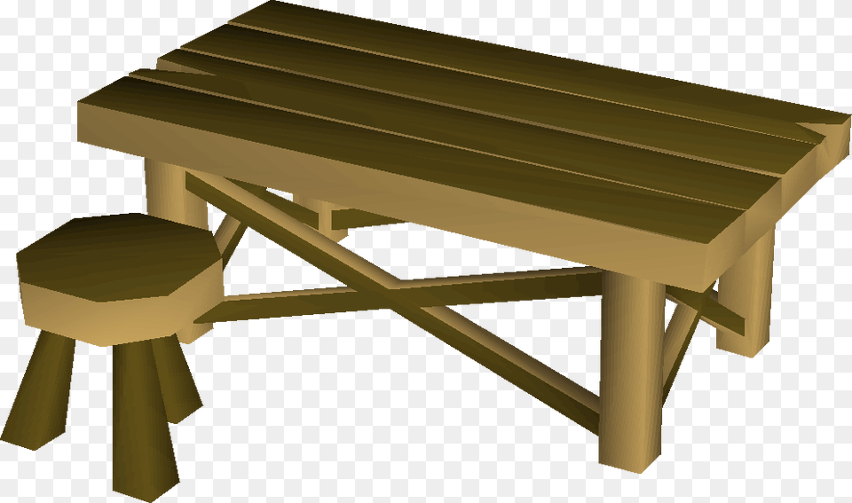 Old School Runescape Wiki Picnic Table, Bench, Coffee Table, Furniture, Wood Png Image