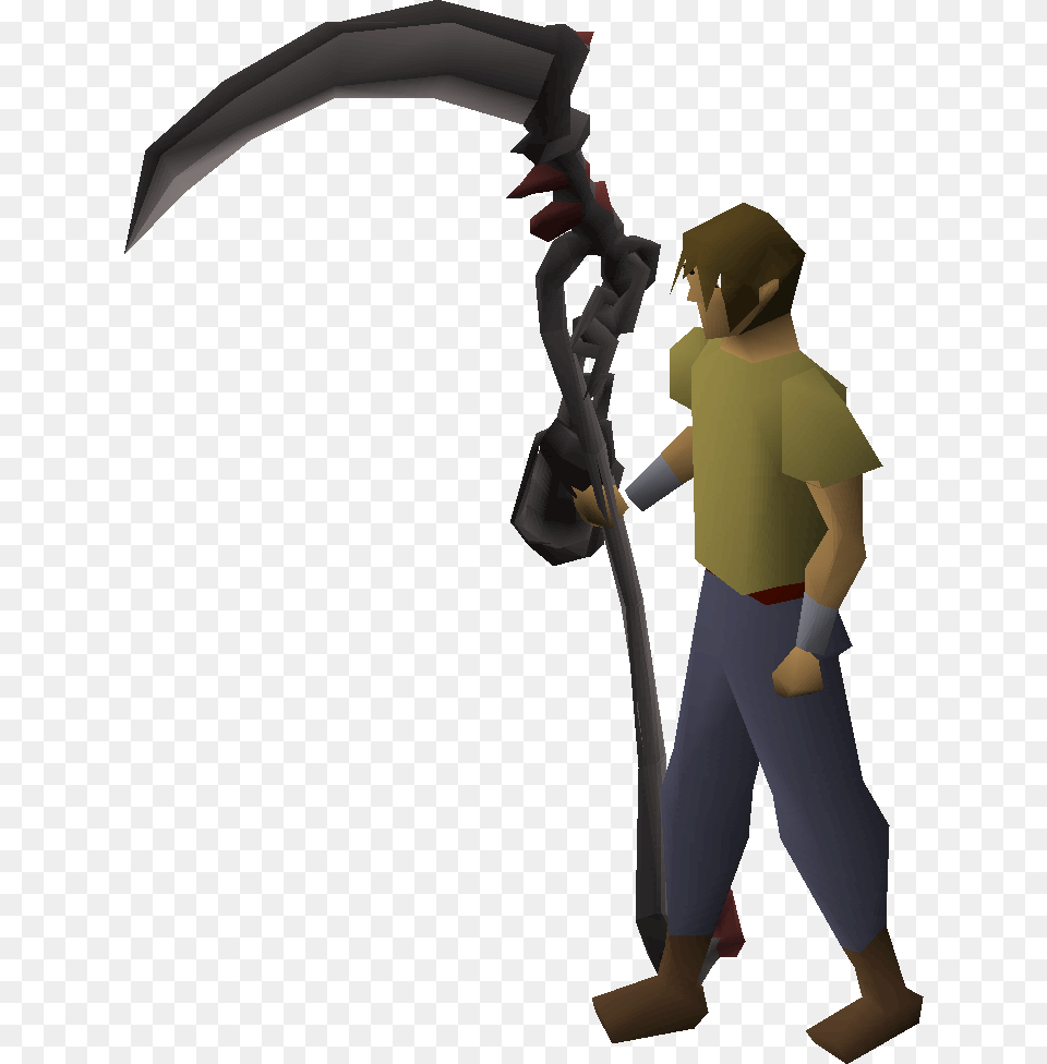 Old School Runescape Wiki Scythe Of Vitur Osrs, Sword, Weapon, Adult, Female Png Image