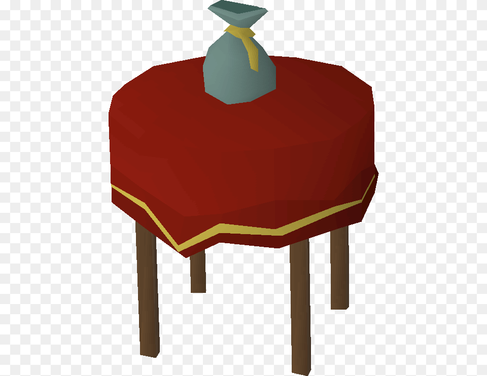 Old School Runescape Wiki Servants Money Bag Osrs, Furniture, People, Person, Table Free Png