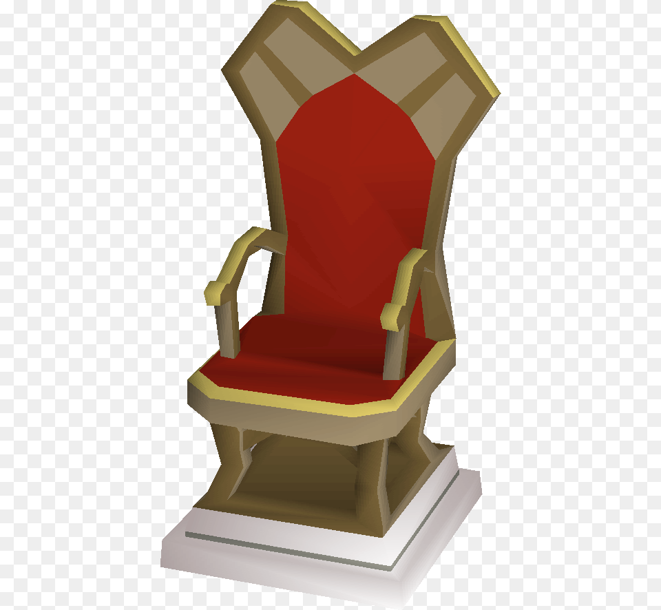 Old School Runescape Wiki Throne, Furniture, Chair, Armchair Png Image