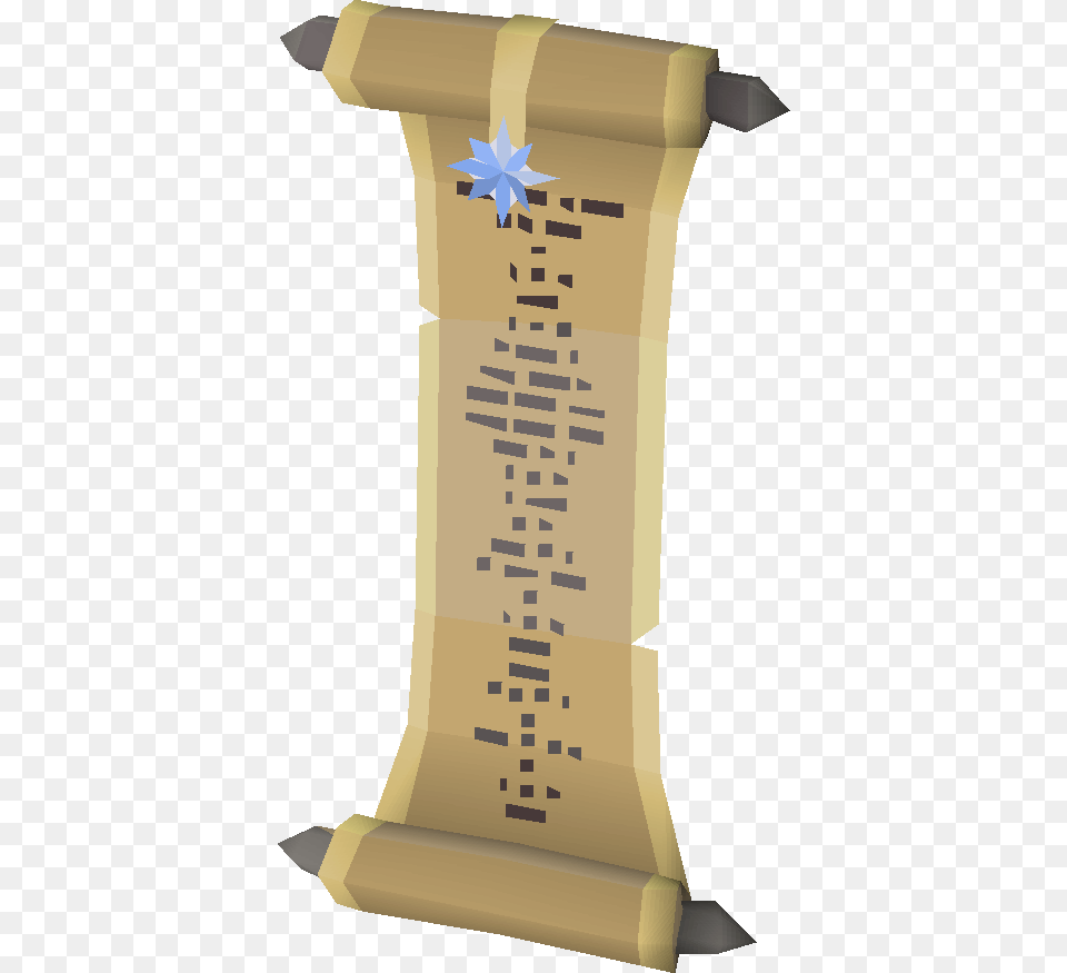 Old School Runescape Wiki Trophy, Text, Document, Scroll, Mailbox Png Image