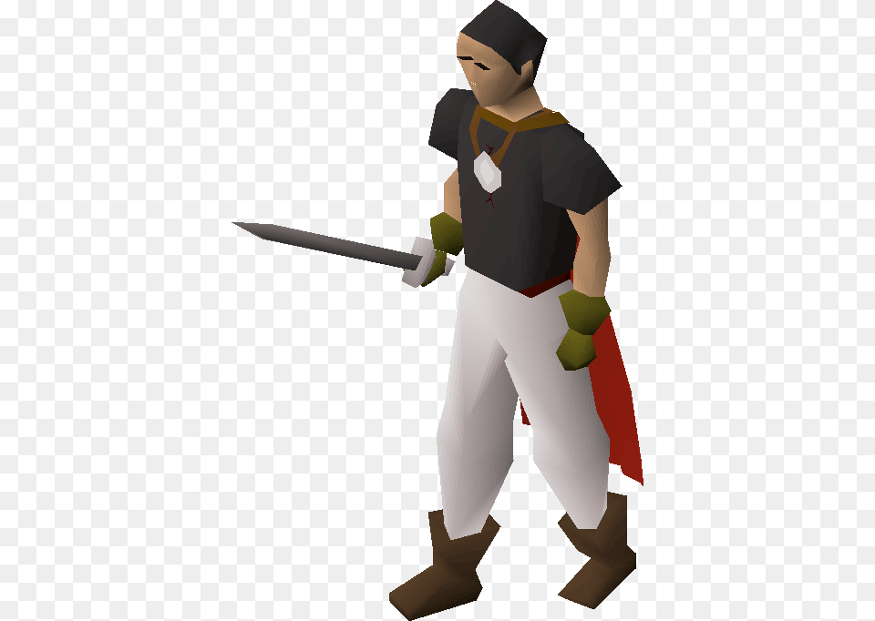 Old School Runescape Wiki Wiki, People, Person, Sword, Weapon Free Png