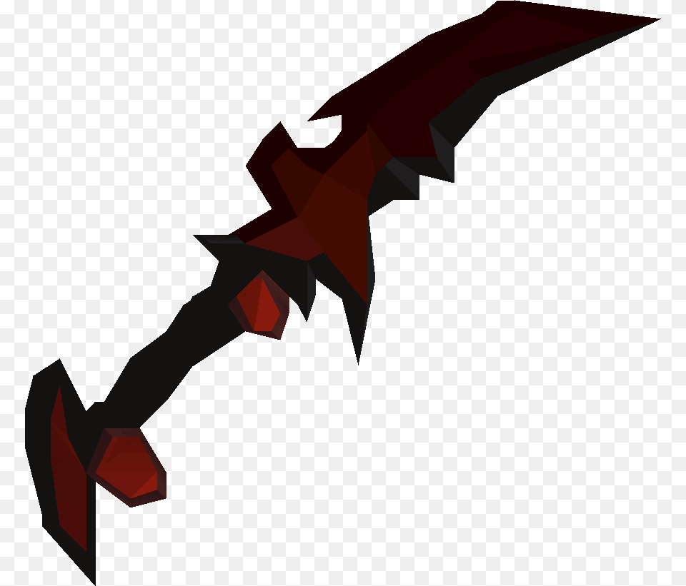 Old School Whip Abyssal Dagger P, Sword, Weapon, Blade, Knife Free Png