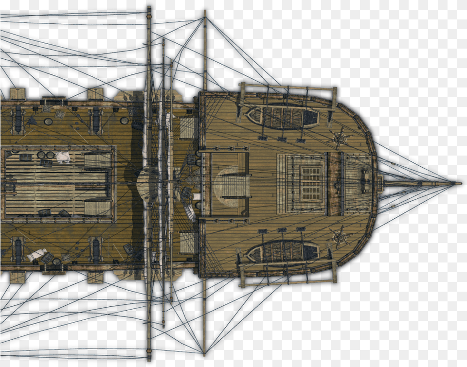 Old Ship Top View, Cad Diagram, Diagram, Architecture, Building Free Png Download