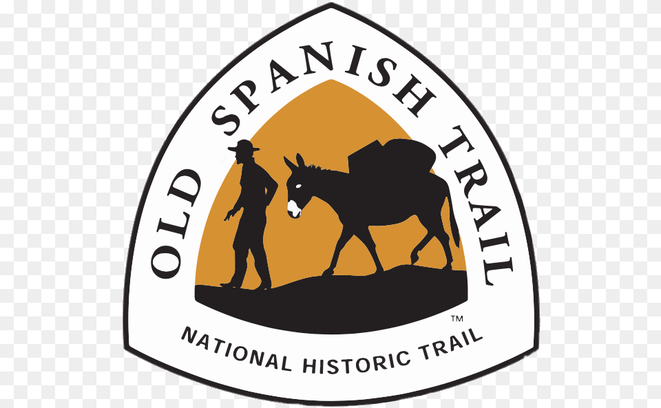 Old Spanish National Historic Trail Logo, Adult, Male, Man, Person Free Png Download