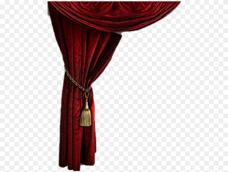 Old Stage Curtains, Curtain, Velvet Png