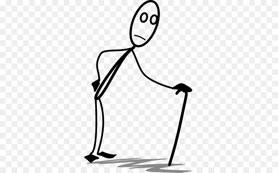 Old Stickman Clip Art, Stencil, People, Person, Smoke Pipe Free Png