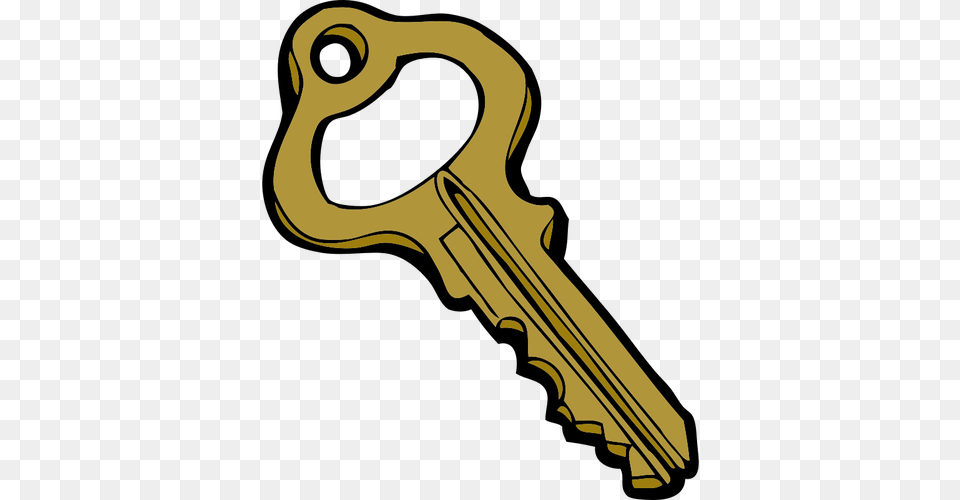 Old Style Hollow Door Key Vector Image, Smoke Pipe Free Transparent Png