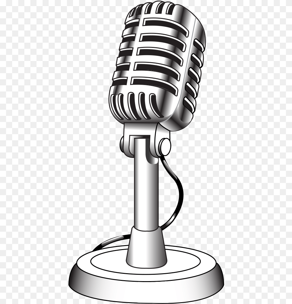 Old Style Microphone Illustration, Electrical Device, Smoke Pipe Png