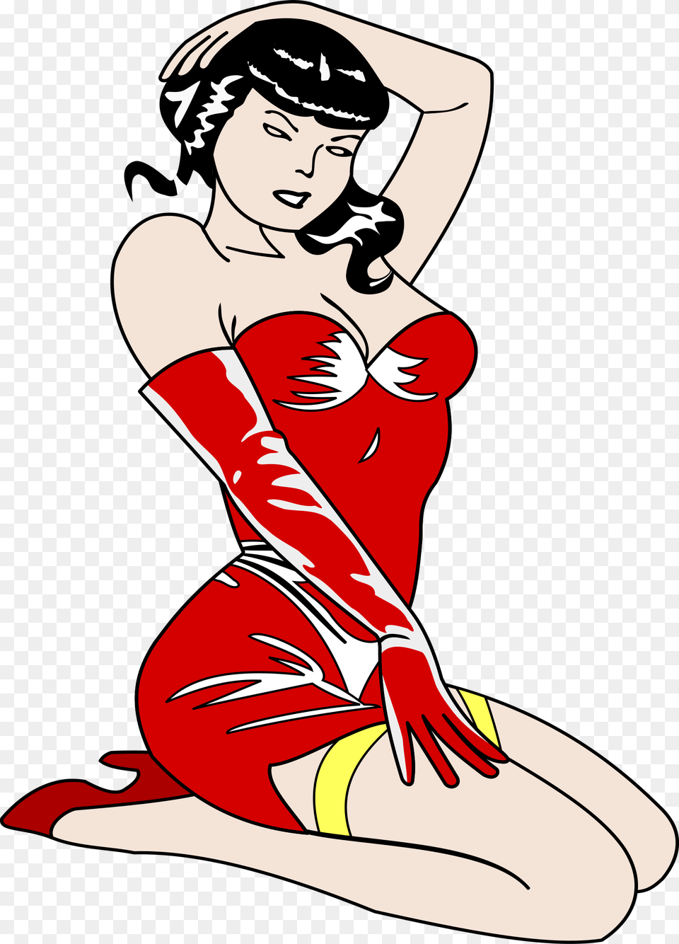 Old Style Pin Up Girl Icons, Adult, Female, Person, Woman Png