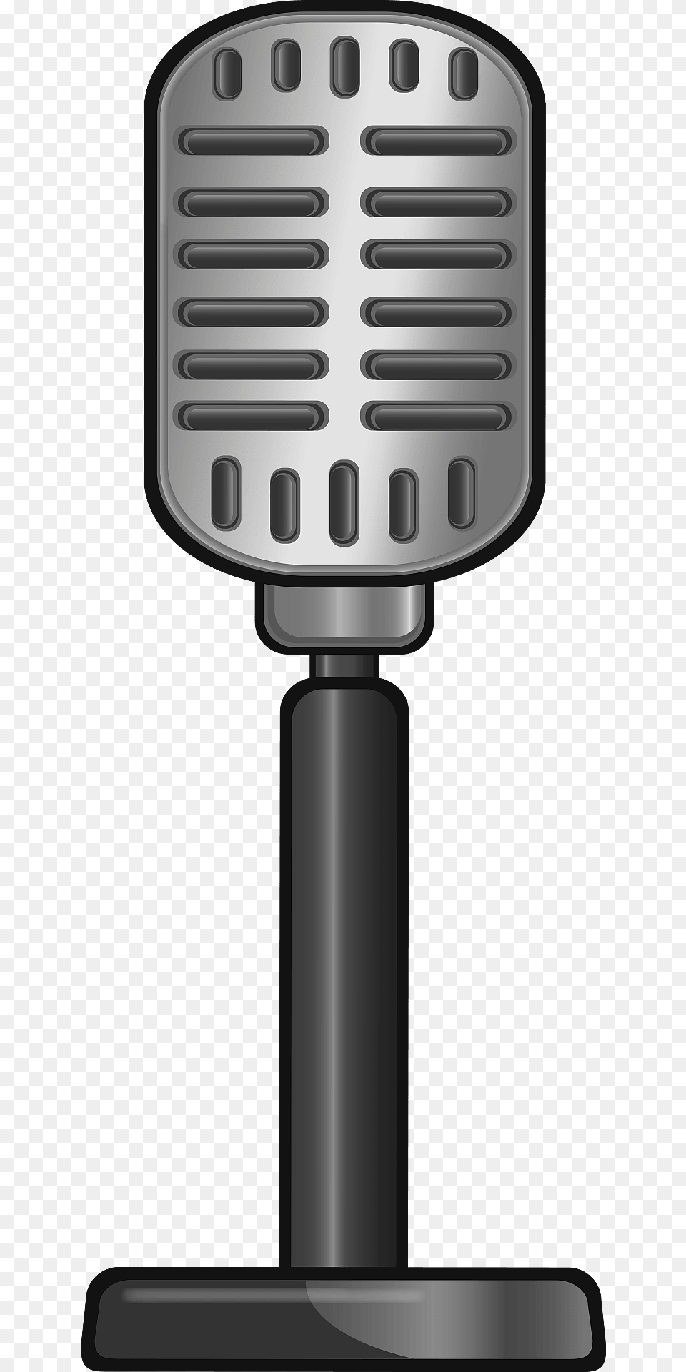 Old Style Radio Microphone Clipart, Electrical Device Free Png Download