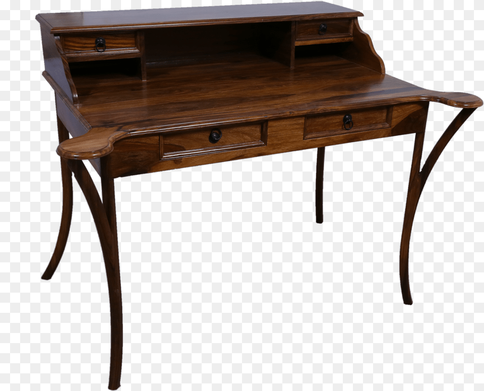 Old Style Study Table, Desk, Furniture, Computer, Electronics Png