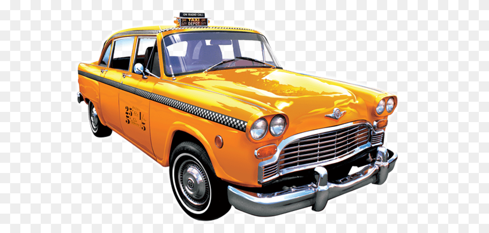 Old Taxi Cab Transparent Old Taxi Car, Transportation, Vehicle Png Image