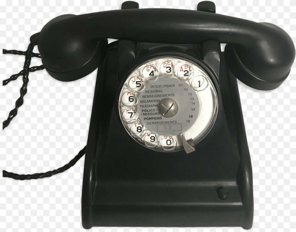 Old Telephone Bakelite Black Dial Transparent 50 Vintage Corded Phone, Electronics, Dial Telephone, Wristwatch, Car Png