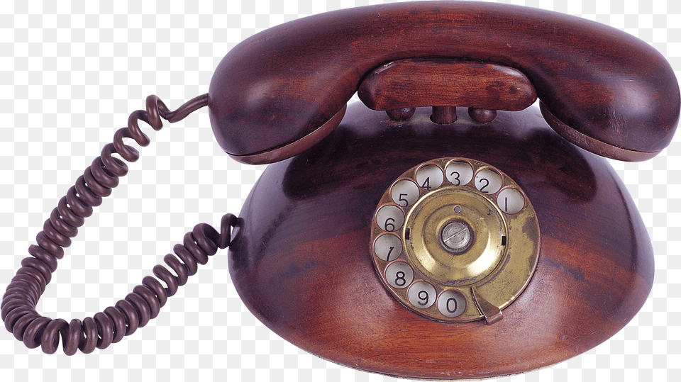 Old Telephone Corded Phone Free Transparent Png